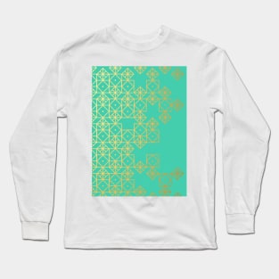 geometric mint Long Sleeve T-Shirt